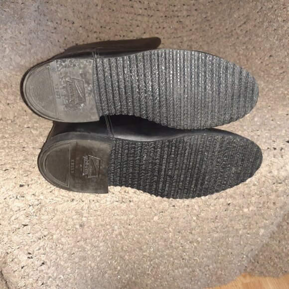 Vintage EQUESTRIAN/RIDING BOOT-USA-Essex Magic Feather-Black Leather-6.5-NWOB - Picture 8 of 9